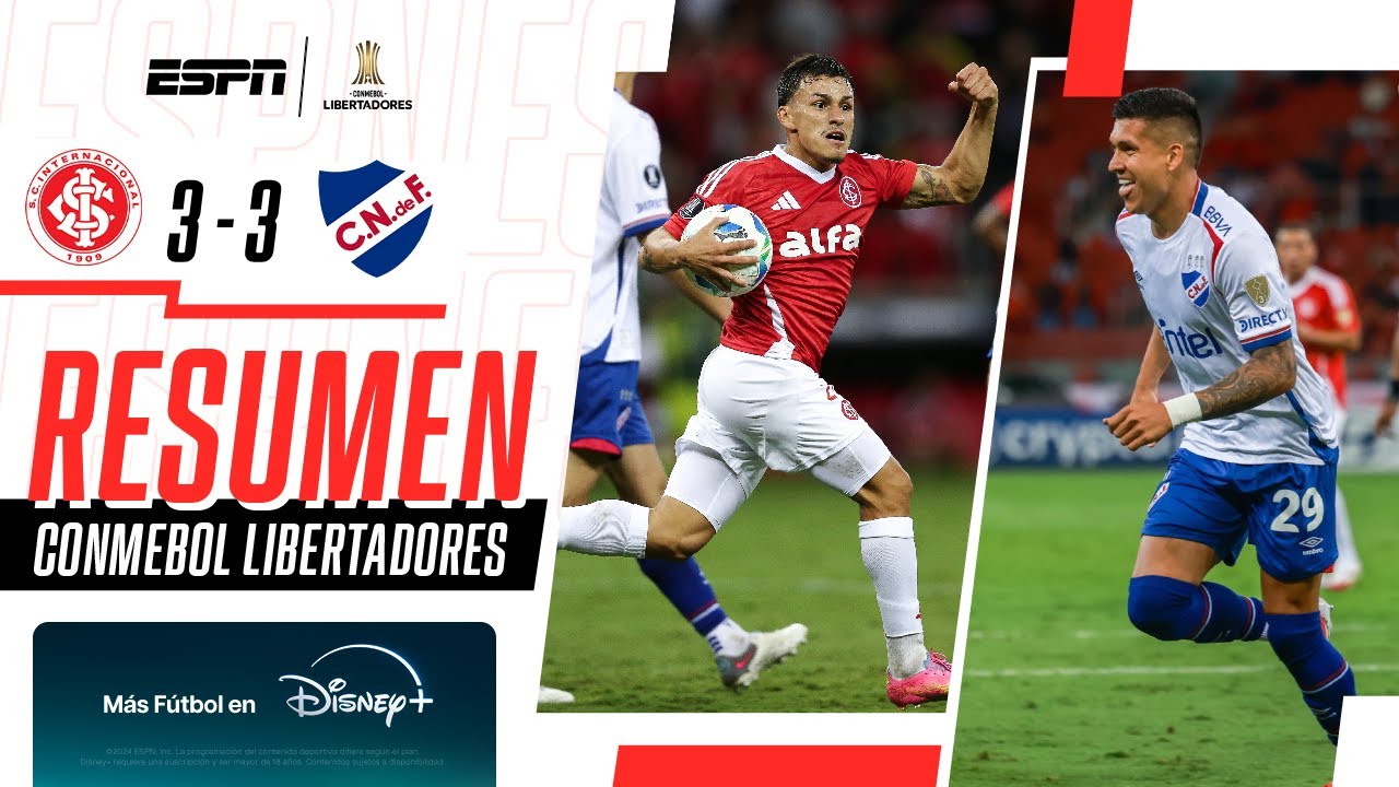 EL BOLSO GANABA 3-0 Y SE LE ESCAPÓ DE MANERA INSÓLITA | Internacional 3-3 Nacional | RESUMEN