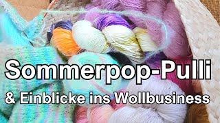 Kreativer Sommerstrick: Sommerpop-Pulli in Oversize und Einblicke ins Wollbusiness | 222