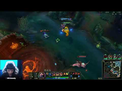 [lwandy Alistar POV vs LvMao Rell] LPL Spring 2021 - LNG Esports vs JD Gaming - Game 1