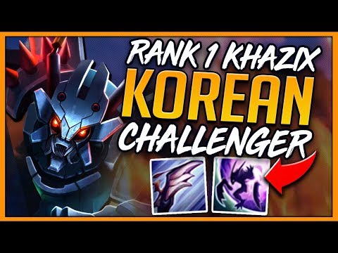 THIS IS WHAT PEAK KHA'ZIX PERFORMANCE LOOKS LIKE (KOREAN CHALLENGER) - League of Legends