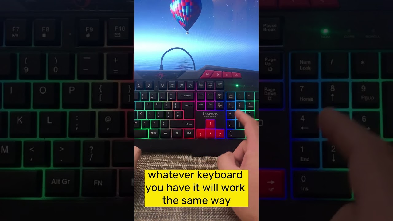 How to Enable or Disable Keyboard Lights on Gaming Keyboards#shorts #viral #Trending #gaming #games