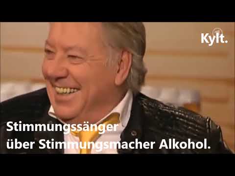 Gottlieb Wendehals bei Maischberger. Über Alkohol.