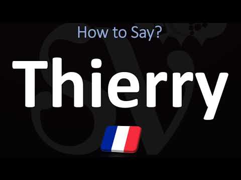 How to Pronounce Thierry? (FRENCH)