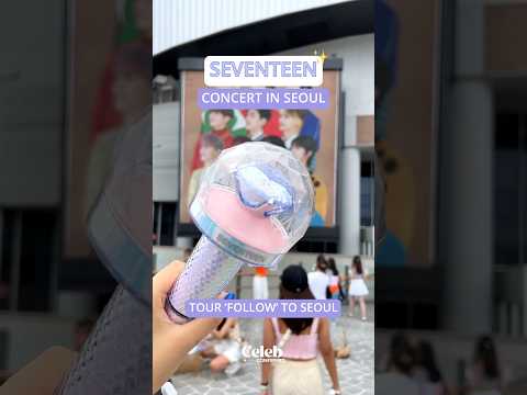Going to SEVENTEEN concert in Seoul | SEVENTEEN TOUR ‘FOLLOW’ TO SEOUL💎🥹 #seventeen #shorts #kpop