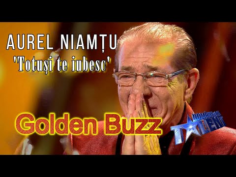 Romanii Au Talent 2022: Aurel Niamtu | GOLDEN BUZZ de la Andra! O voce de AUR! 'Totusi te iubesc'