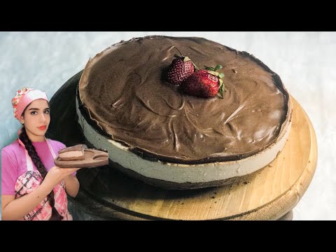 چیزکیک شکلاتی/چیزکیک شکلاتی یخچالی🍫