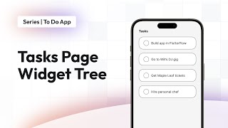Download the video "Building Tasks Page | To Do App | FlutterFlow for Beginners"