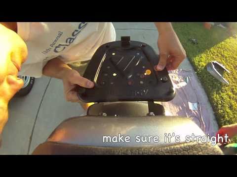 comment monter top case scooter