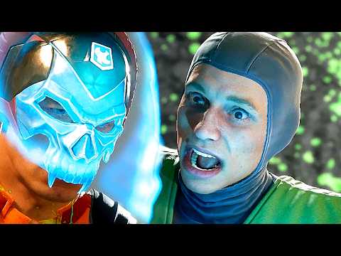 MK1 All Fatalities on Reptile 1995 Movie - MK95