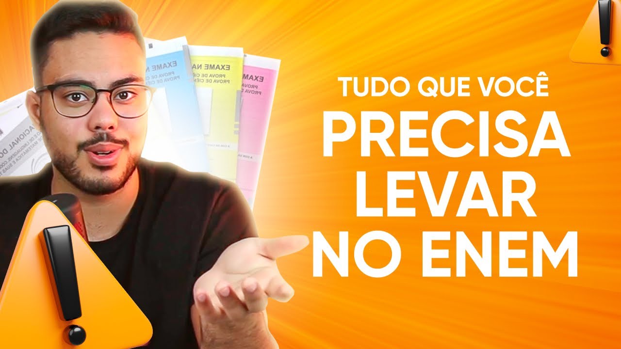 🔥 Checklist do ENEM 2024: O que levar e o que não pode levar!