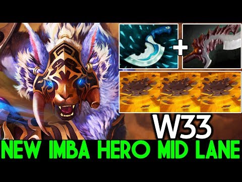 W33 [Ursa] New Imba Hero Mid Lane Crazy Ganker 7.23 Dota 2