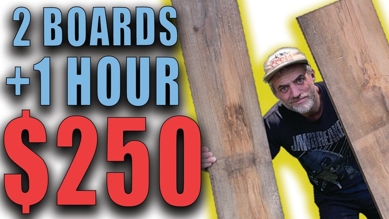 1 Hour Beginner Woodworking Project THAT SELLS!!!