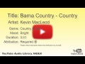 Bama Country Country Kevin MacLeod Country Folk Bright YouTube Audio Library BGM
