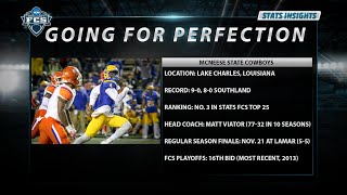 FCS STATS: GOING FOR PERFECTION