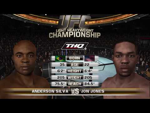 UFC Undisputed 2010 for PSP - Expert Mode - Anderson "The Spider" Silva vs Jon "Bones" Jones (Win)