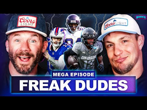 Gronk & Julian Edelman on The FREAKIEST DUDES In NFL History | Dudes on Dudes