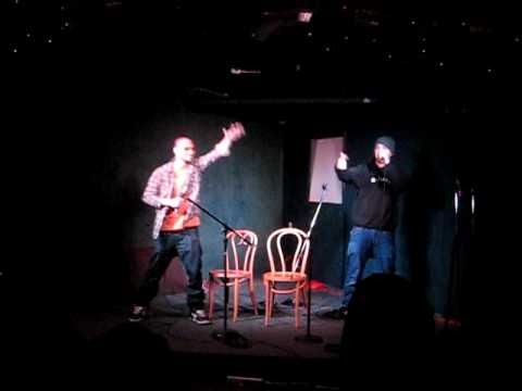 Deff Jeff and E Trouble performing Sliced Bread Live