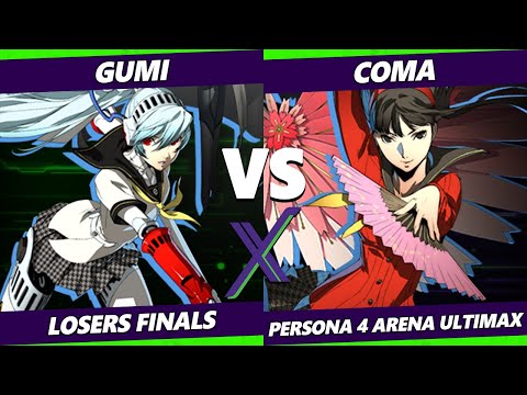 F@X 451 Losers Finals - Coma (Shadow Yukiko, Yu) Vs. GUMI (Labrys) Persona 4 Arena Ultimax