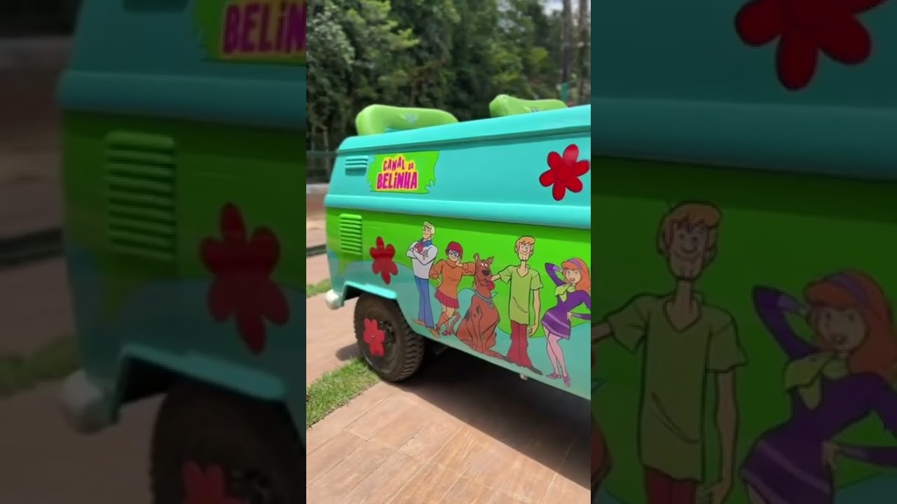 MINI CARRO MÁQUINA DO MISTÉRIO DO SCOOBY DOO DA BELINHA! CARRO DE VERDADE