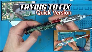 Trying to FIX: Philips Sonicare Kids Toothbrush HX6320 (QUICK VERSION)