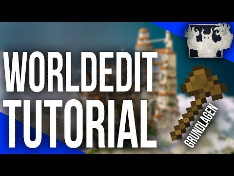World edit basics |  Minecraft TUTORIAL