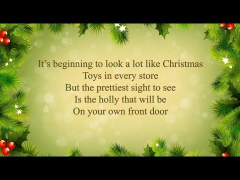 Michael Buble - It's Beginning to Look a Lot Like Christmas (lyrics)