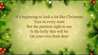 Michael Buble - It&#39;s Beginning to Look a Lot Like Christmas (lyrics)