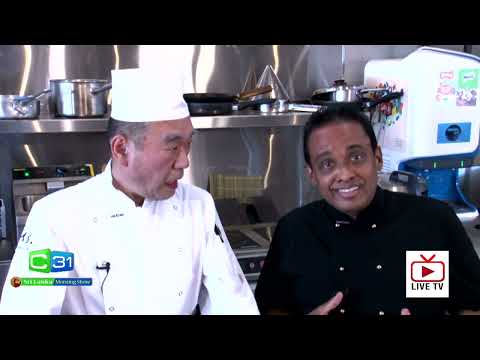 Salmon Roll  with chef Tomi & Chef happyK @ Sri Lanka Morning Show
