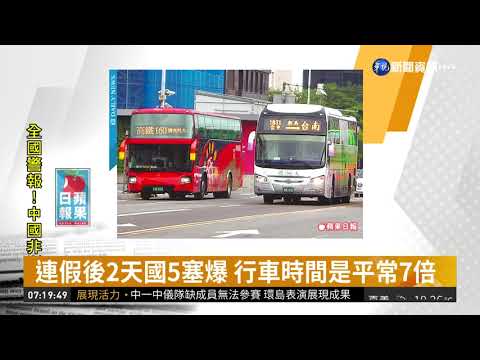 清明連假明最塞 行車時間恐飆7倍