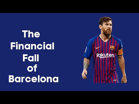 The Financial Fall of Barcelona #messi #barcelona #football #laliga