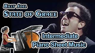 State of Grace (Billy Joel) Piano Sheet Music (Intermediate) Arranged by Jennifer Eklund