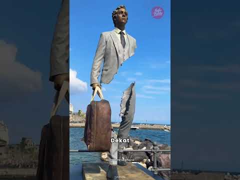 Rahasia di balik patung yang tampak mengambang