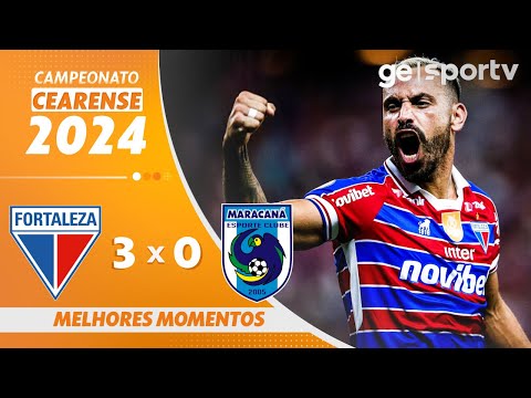 Gols e lances de Fortaleza x Maracanã