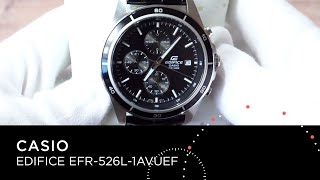 Casio Edifice EFR-526L-1AVUEF - відео 2