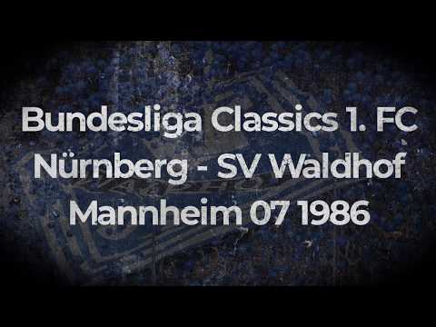 Bundesliga Classics 1. FC Nürnberg - SV Waldhof Mannheim 07⚽1986⚽
