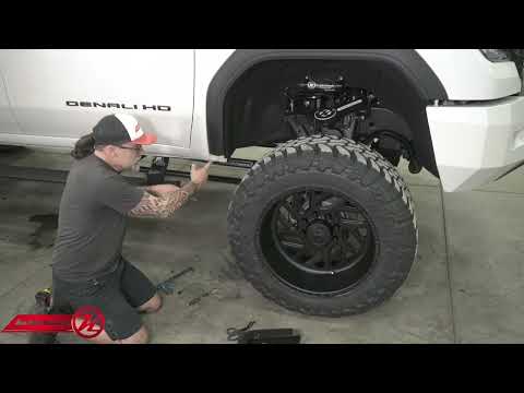 Kelderman install video - 2020+ GMC 2500/3500 Front Fender Flare Caps