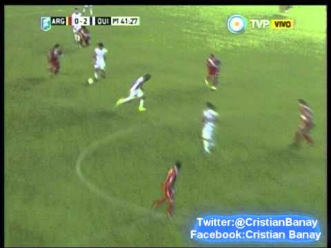 Argentinos Jrs 0 Quilmes 2 (Relato Matias Palacios) Torneo Primera Division 2015  Los goles