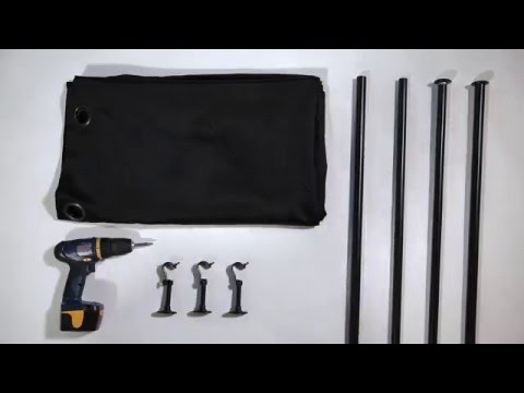 Hanging Room Divider Kit How To Video #DivideAndConquer