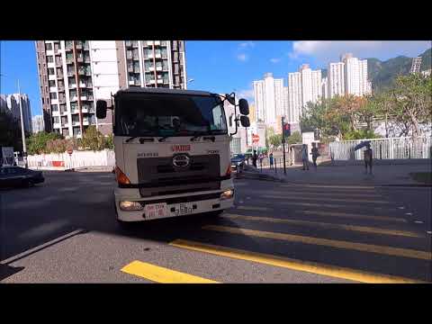 香港巴士 286C(KZ7008)@Volvo Super Olympian 10.6m 由拖車PL3850牽引離開恆康街十字路口[壞車(爆氣袋)][跨廠特(荔廠)]