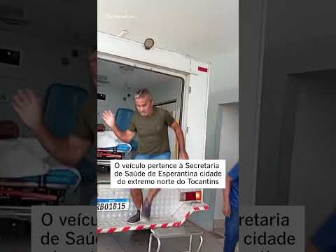 Idosa fica presa em ambulância travada em hospital do Interiordo Tocantins