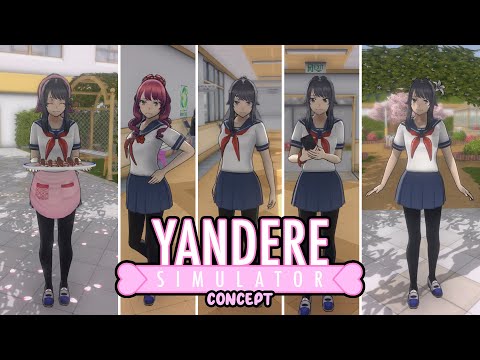 Ayano's automatic persona when she joins the clubs Concept | Yandere Simulator