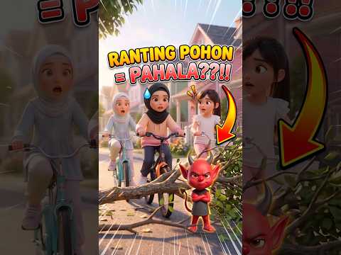Ada Ranting di Jalan? Pahala Tuh! 🚲🌿 | Belajar Bareng Fay #faytemanvirtual #animasi