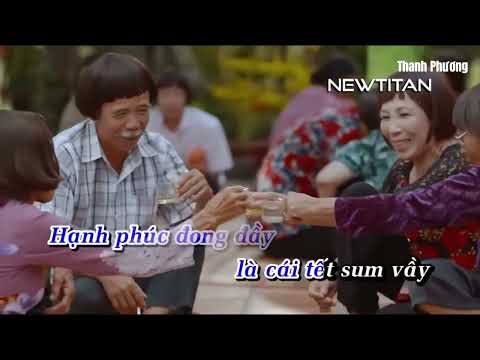 TẾT ĐONG ĐẦY | KARAOKE (Có Bè) | Thanh Phương | Kay Trần