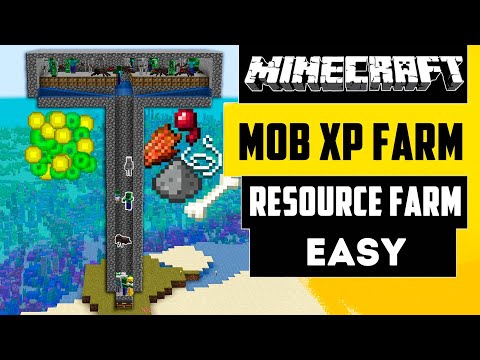 Minecraft EASY MOB XP FARM TUTORIAL 1.19 (Without Mob Spawner)