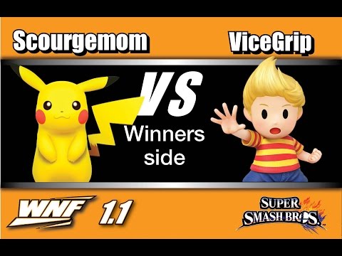 WNF 1.1 - scourgemom (Pikachu) Vs. ViceGrip (Lucas) Winners Side - Smash Wii U