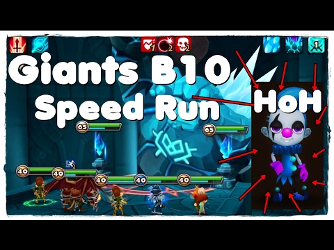 Summoners War | Daky | Giants B10 Speed Team und HoH Sian - Wasser Joker (Deutsch|German)