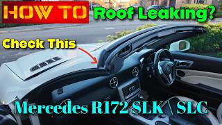 HOW TO: Mercedes R172 SLK \ SLC | Water Drain Hole Locations