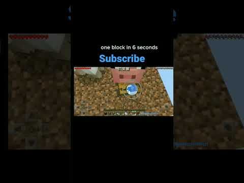 BlueFlashOfMist - Minecraft One block in 6 seconds