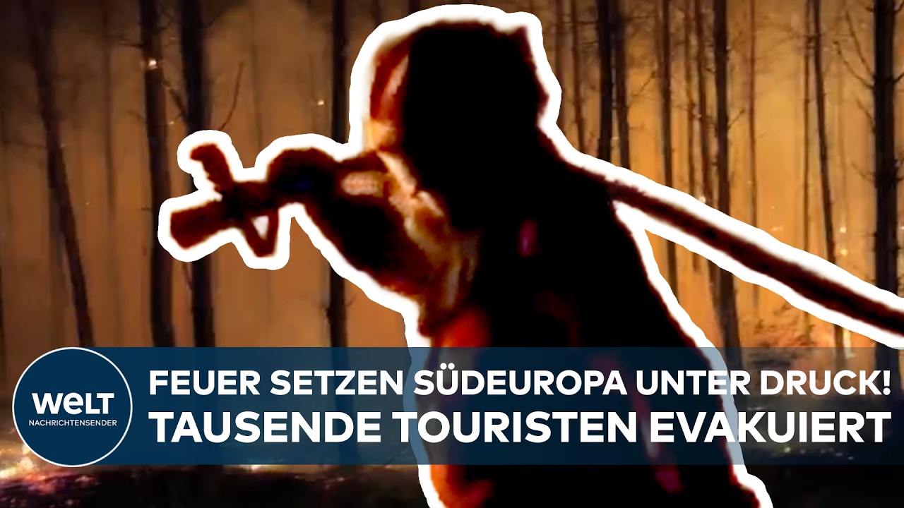 INFERNO IN SÜDEUROPA: Tausende Touristen wegen Waldbränden in Frankreich evakuiert