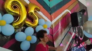 Aniversário da Eunice de 95 anos em 2024, sendo diretora do Clube Ideal da década de 90